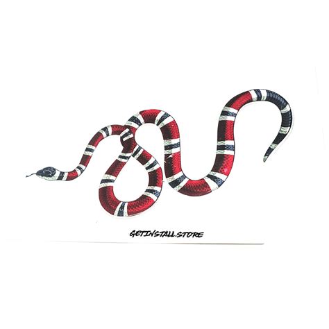 gucci snake sticker for car